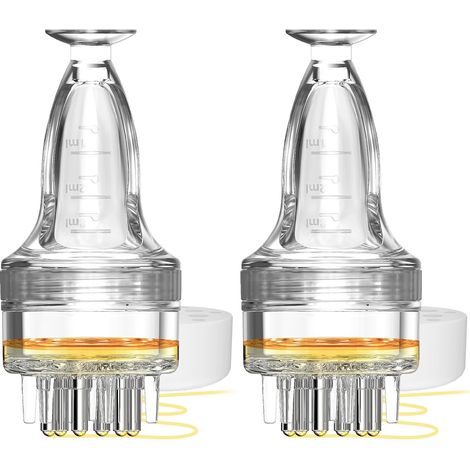 Kopfhautapplikator, Direktes Einführen in eine Minute, Minoxidil-Applikator für die Haarentfernung, Haarserum-Applikator, Kamapplikator für Minoxidil auf der Kopfhaut, Ideal für die Behandlung von dün