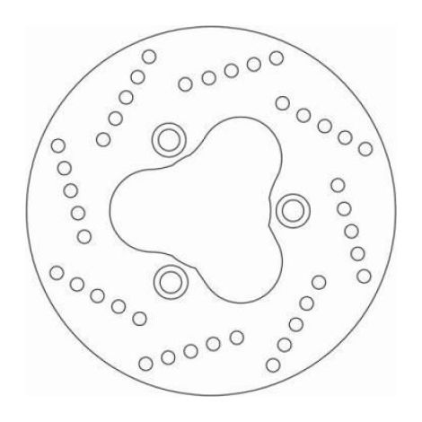 Disque De Frein Fixe - Acier Inoxydable Haute Teneur En Carbone - Homologué TUV - Pour Peugeot - 1 Pièce