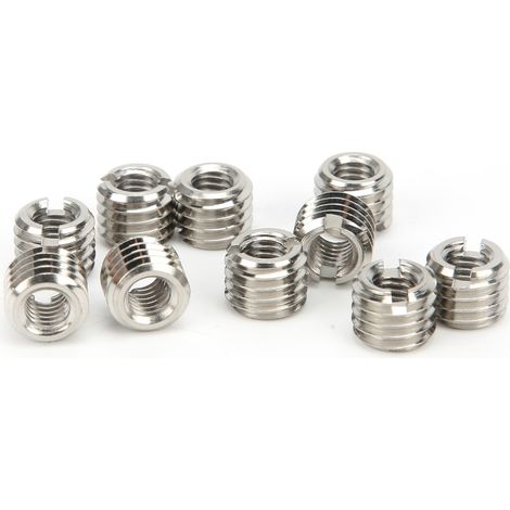 10 Pièces Écrous Filetés en Acier Inoxydable M6 M10 pour Réparation et Fixation