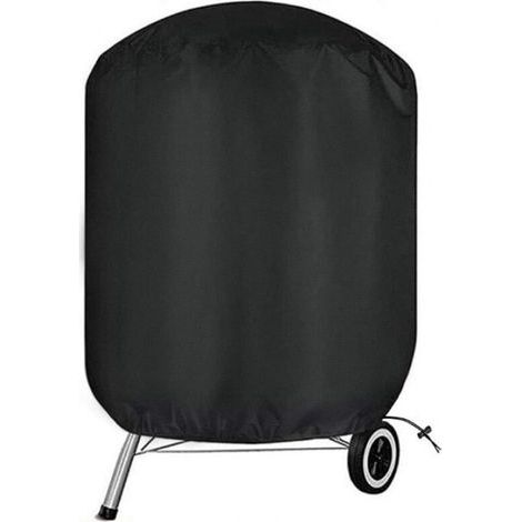 Housse Barbecue Weber, Bache Barbecue Weber Exterieur, 420D Oxford Imperméable Housse Barbecue Rond Weber, Noir(Φ71x79cm) (1/2)