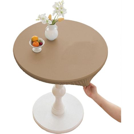 Nappe ronde en polyester, imperméable, anti-taches, Ø 60-160 cm