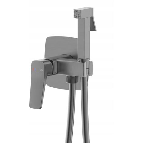 Rubinetto bidet kfa Malaga grigio gun metal ottone resistente (1/2)