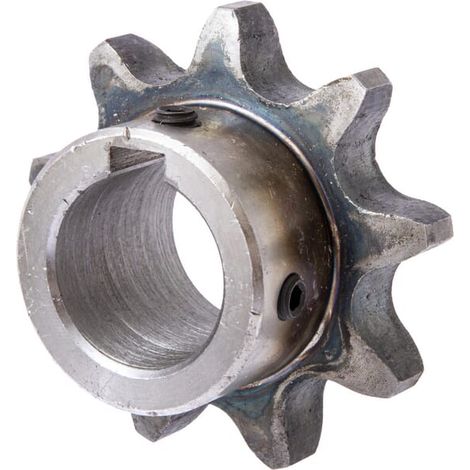 Pignone singolo a 9 denti per catena da 3/4", 12 fori B-1, 25 mm, Kramp SE340925 (1/3)