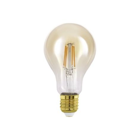 Eglo Iluminación Bombilla Decorativa LED A75 Ámbar 4W 2200K E27 Luz Cálida (1/5)