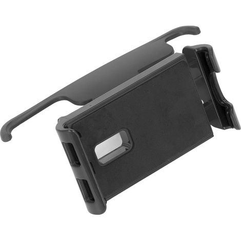 Support téléphone voiture 360° rotatif robuste, fixation fiable bouche d'aération et appui-tête, compatible Tesla Model 3/Y, noir type B, remplacement accessoire (1/5)