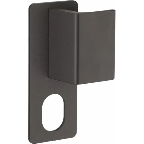 Poignée Tribando A2P pour porte palière, réversible, marron - (1/2)