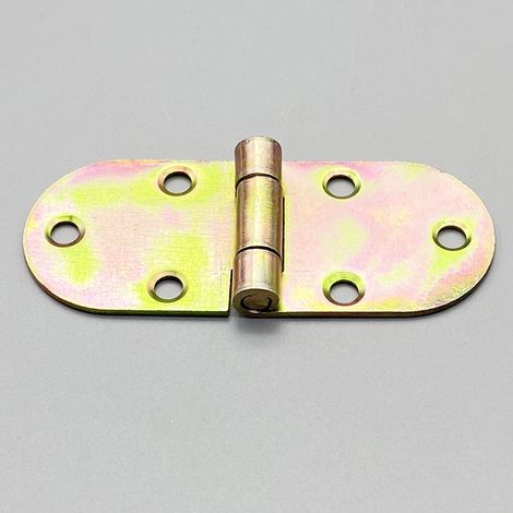 Accessoires de quincaillerie pour meubles, connecteurs pliables pour rabats de boîtes en bois, charnières à six trous à coins arrondis pour bagages et charnières plates (1/5)