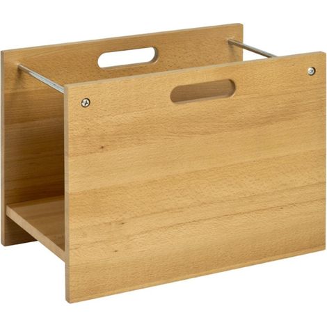 Porte-Revues en Bois "Nido" 40cm Naturel (1/2)