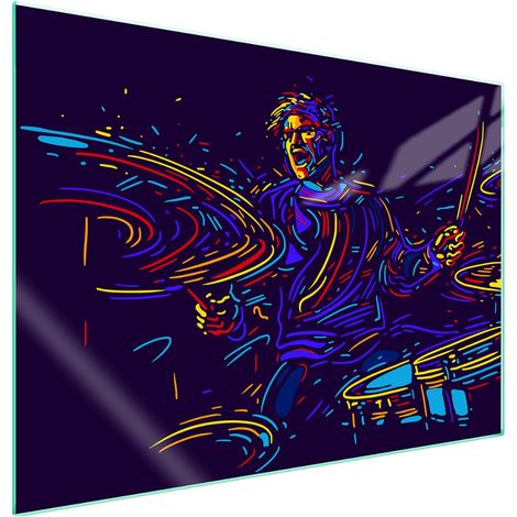 Protezione per piano cottura in vetro 70x52 Musica (1/5)