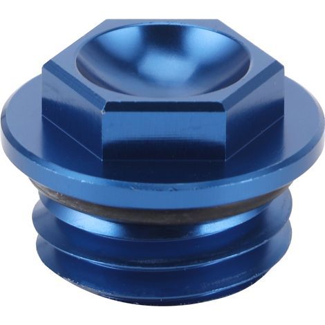 Bouchon de remplissage d'huile en aluminium CNC, compatible avec Husqvarna TC 85/TE 125-300/FE 250-501, bleu (1/5)