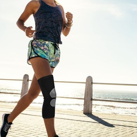Protecteur de Genou Élastique pour Cyclisme, Fitness et Running - Boodun (XL) (1/5)