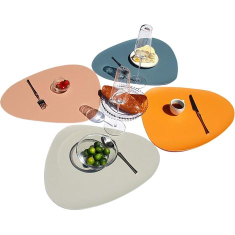 Napperons de Table Résistant à la Chaleur Lavable Décoration Maison  Napperons De Salle À Manger Modernes Pour Cuisine Pour Restaurant Café Terrasse Salon Intérieur Extérieur Fête (1/5)