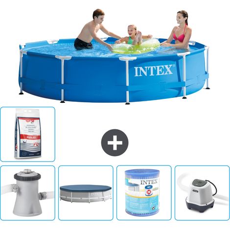 Intex Piscine Tubulaire Ronde - 305x76 cm - 6-pièces S41649 (1/5)