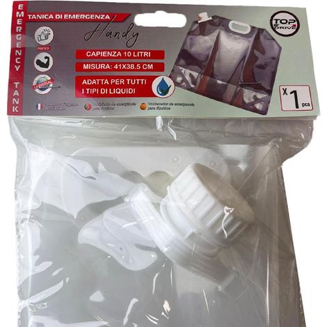'TANICA PER TRAVASO LIQUIDI ''HANDY'' lt.10 - cm 41 x 38.5' lt.10 - cm 41 x 38.5 (1/2)