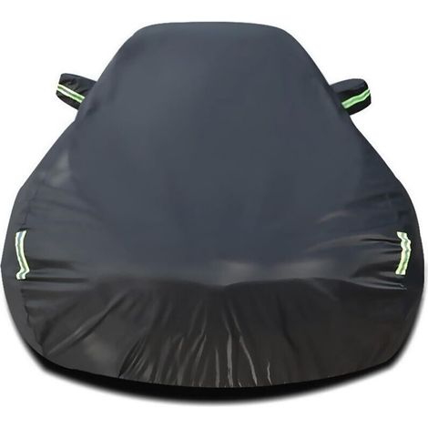 Housse de voiture compatible avec Tesla Model 3 Berline 2017-2025, housse imperméable avec doublure en coton, protection contre la pluie, la neige et le soleil pour une utilisation intérieure et extér (1/4)