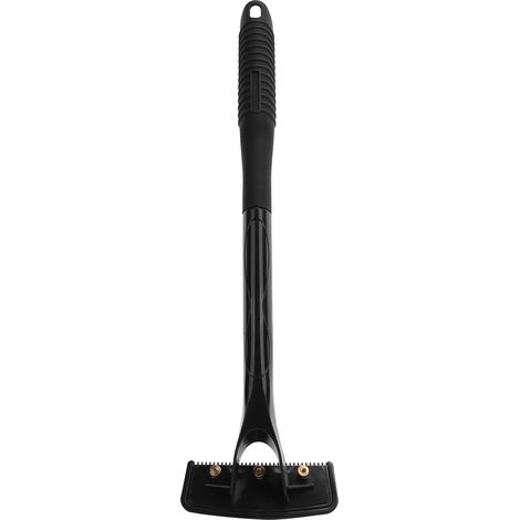 Tondeuse à poils et rasoir dorsal pliable à long manche, pour rasage sur peau sèche ou humide, pour hommes (1/5)