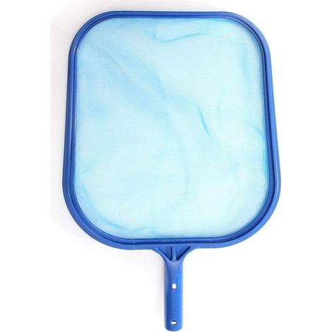 Bleu Épuisettes de Surface pour Piscine, Feuille Professionnelle en Plastique Rake Net Mesh Skimmer Clean Tool pour Piscine étang Bain à remous Fountain Fish Tank (1/5)