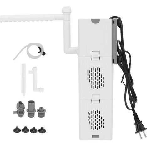 Filtre intérieur aquarium – 1800 L/h 30 W – Pluie & oxygénation – 110 V