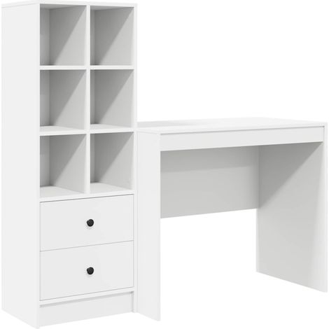 Maison Exclusive - Schreibtisch mit Schubladen mit Regal mit Spei