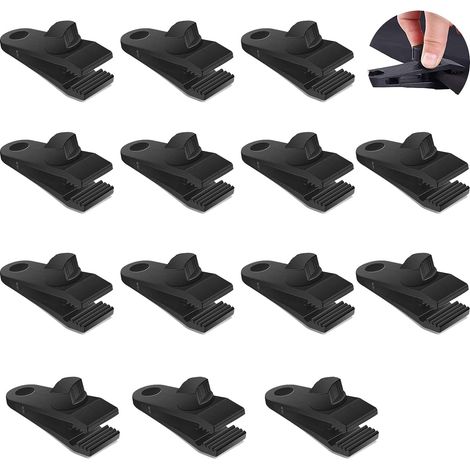 Clips de bâche Heavy Duty Lock Grip, Clips de couverture de piscine Lot de 15 pinces de bâche Heavy Duty (1/5)