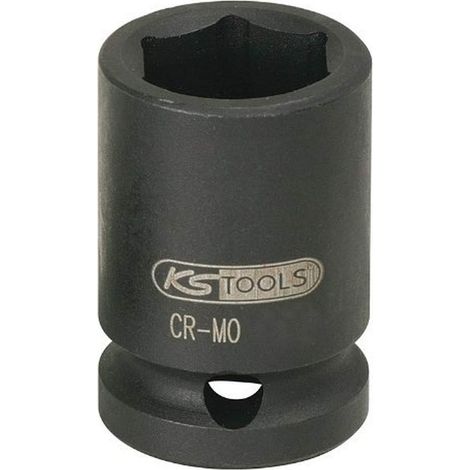 1/2" Bussola esagonale p.avvitatori ad impulsi,corta,13mm