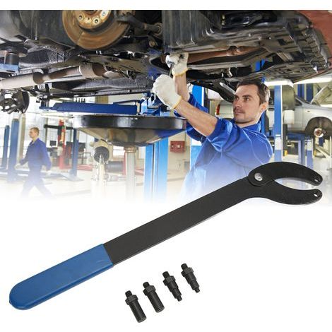 Metal crankshaft pulley holding tool for SEAT - Timing belt replacement (1/5)