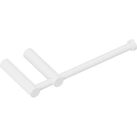 COSMIC Toilet roll holder, Matt white, LOGIC Collection