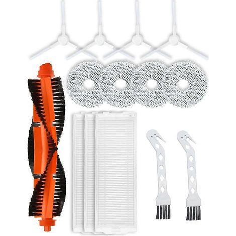 Accessoires pour robot aspirateur et laveur de sols Mijia No-Wash 2 C101 : filtre, brosse principale, chiffon, brosse latérale, kit de rechange, brosse (1/5)
