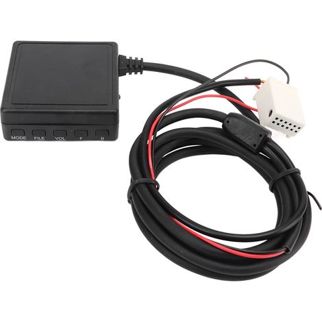 Adaptateur Bluetooth avec entrée AUX, appels mains libres, faible bruit, signal stable, compatible avec BMW Série 3 E90 E91 E92 E93 X1 E60 (1/5)