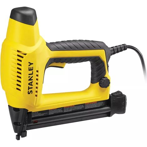Stanley – Cloueur électrique pour bois dur – Alimentation électrique – Longueur clou 15-32 mm – Moteur Brushless – 6TRE650