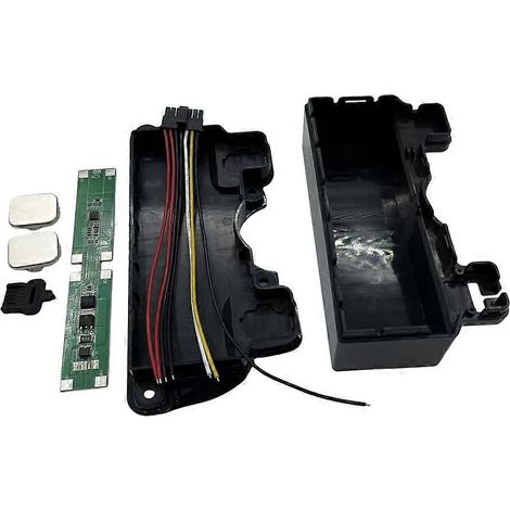 Boîtier de rangement pour batterie d'aspirateur Cecotec Conga 5090 - Pièces détachées pour la réparation de la batterie, boîtier en plastique et carte de protection de charge (1/5)