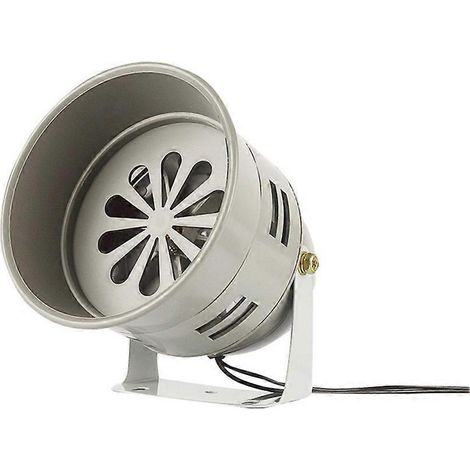 Sirena de motor metálico para automóvil de 12 V CC MS-290, bocina de sirena de aire automotriz, alarma industrial, zumbador eléctrico (1/5)