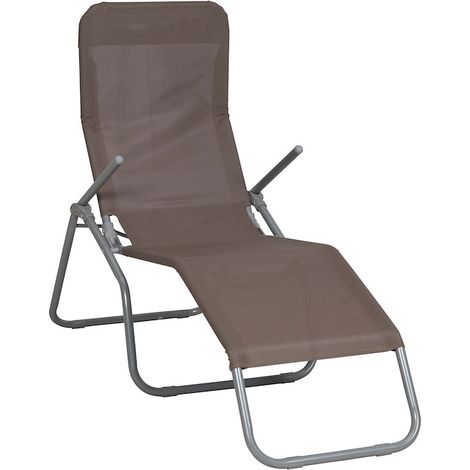 Wellnessliege XXL 2erSet inkl. Kopfkissen silber/taupe