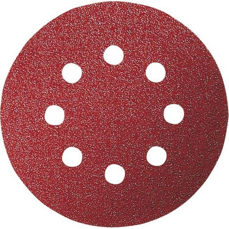 BOSCH Schleifscheibe 125 mm 8-Loch Kletthaftung Korn 120 (5 St) für alle Hölzer (1/3)