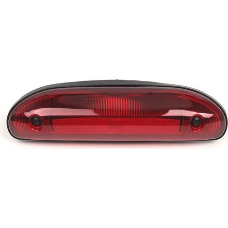 Troisième feu stop surélevé, sans ampoule, compatible avec Citroën Jumpy, Fiat Ducato et Peugeot Boxer 244 (2002-2006), références : 735318908, 6351AW, 1304039070, GZ.M171V, rouge. (1/4)