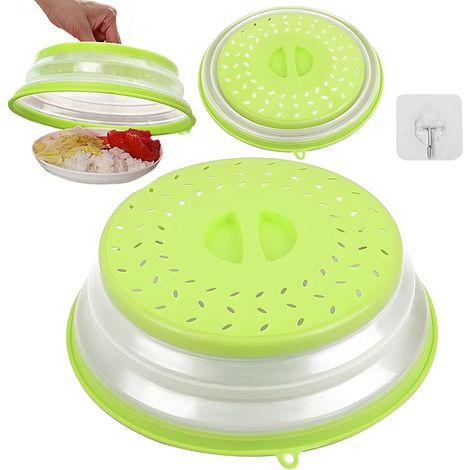 1 Cloche Micro Onde Pliable, Sans BPA, Fonction Passoire, Anti Vapeur, Pour Cuisine (1/5)
