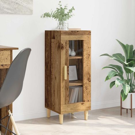 vidaXL  Sideboard  Old Wood 34.5 x 32.5 x 90 cm Engineered Wood