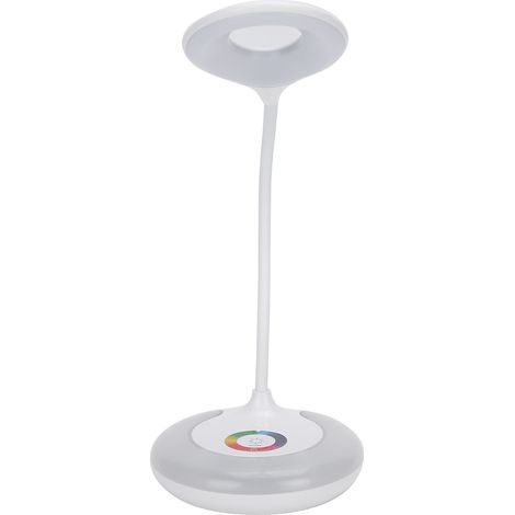 Lampe de table LED tactile à intensité variable, lampe de bureau, protection des yeux, couleurs variées, rechargeable, fournitures de bureau (1/5)
