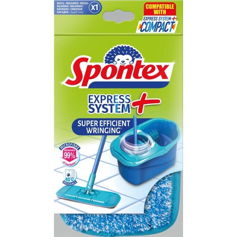 Weldtite Spontex Express System+ housse microfibre bleu (1/3)
