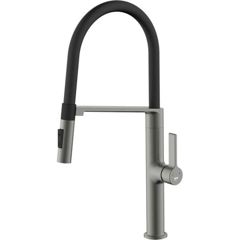 Lavello bocca alta SEUL orientabile con doccia gun gray Ø25 mm (1/2)