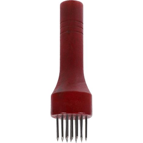 Attendrisseur de viande en acier inoxydable, maillet, manche en bois, lames et aiguille, ustensile de cuisine pour bœuf, porc et poulet-17.00X3.50X3.50CM (1/3)