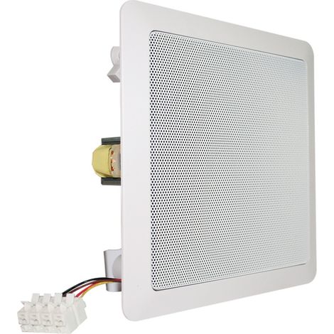 Visaton 50154 Lautsprecher DL 18/2 SQ 100V+8 Ohm weiß (1/4)