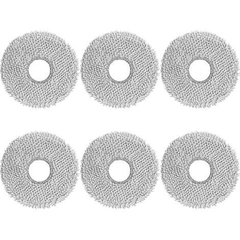 6 kompatible Wischmopp-Pads für Xiaomi X20+, Dreame L10s Ultra Gen 2 / L10s Ultra / L10s Pro Ultra Heat / L40 / L40S Pro / X40 / X50 Ultra Complete / Matrix 10 Ultra, Mova E30 Ultra (1/5)