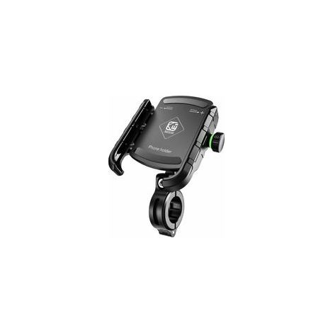 Support Téléphone Vélo, Support Téléphone de Moto Anti Shake, Universel Support Smartphone Moto Guidon avec 360° Rotation Compatible pour iPhone Samsung Huawei 3,5''-7,0'' Smartphones (Noir) (1/4)