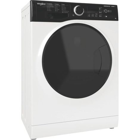 Whirlpool WSB 726 D IT, lavatrice 7kg, classe A, colore Bianco, Inverter, 1200 giri, Display digitale XL, porta dark screen, Vapore