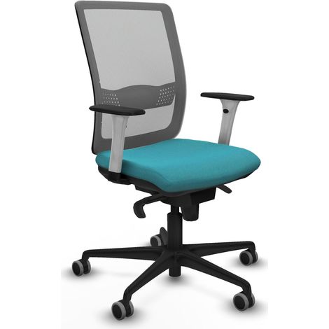 Silla de oficina piqueras y crespo Haches blanco terciopelo (1/2)