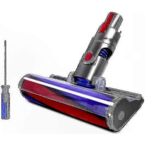 Weiche Samtwalzenbürste für Staubsauger V7, V8, V10 und V11 – Bodenreinigungsaufsatz mit motorisierter Düse, kompatibel mit Saugkraft (1/5)