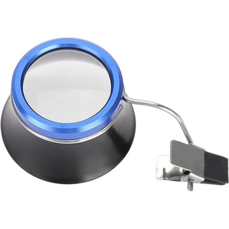 Lupa con clip, lupa de relojero de 20 aumentos, lupa portátil, lupa para joyería, lupa de relojero para reparación de relojes (1/5)