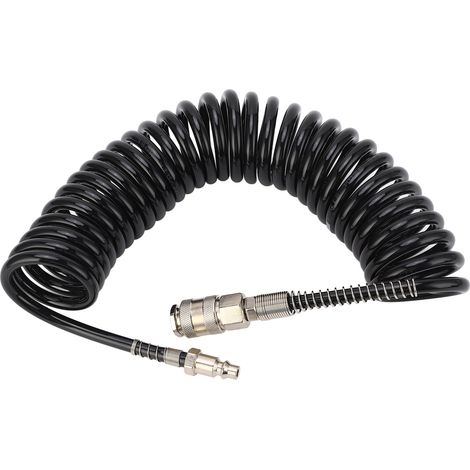 Leichter, flexibler Spiralluftschlauch für Auto und Motorrad (5 m/16,4 ft).
