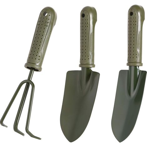 Kit d'entretien des plantes 3-en-1 haut de gamme : équipé de poignées ergonomiques douces et antidérapantes. (1/5)